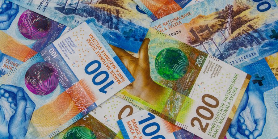 Geldscheine Schweizer Franken Billet