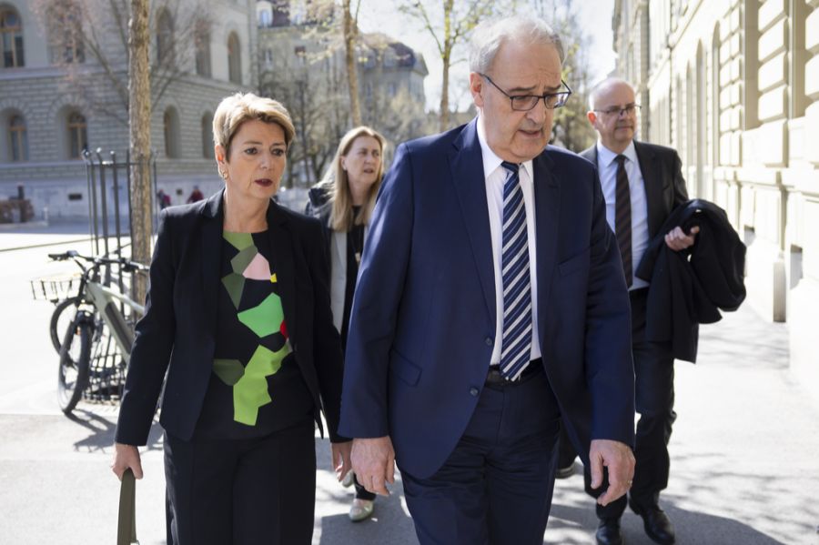 Karin Keller-Sutter und Guy Parmelin treffen heute Dienstag Marco Rubio in Washington.