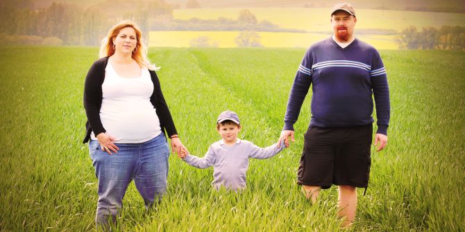 Familie Feld Landwirtschaft Adipositas
