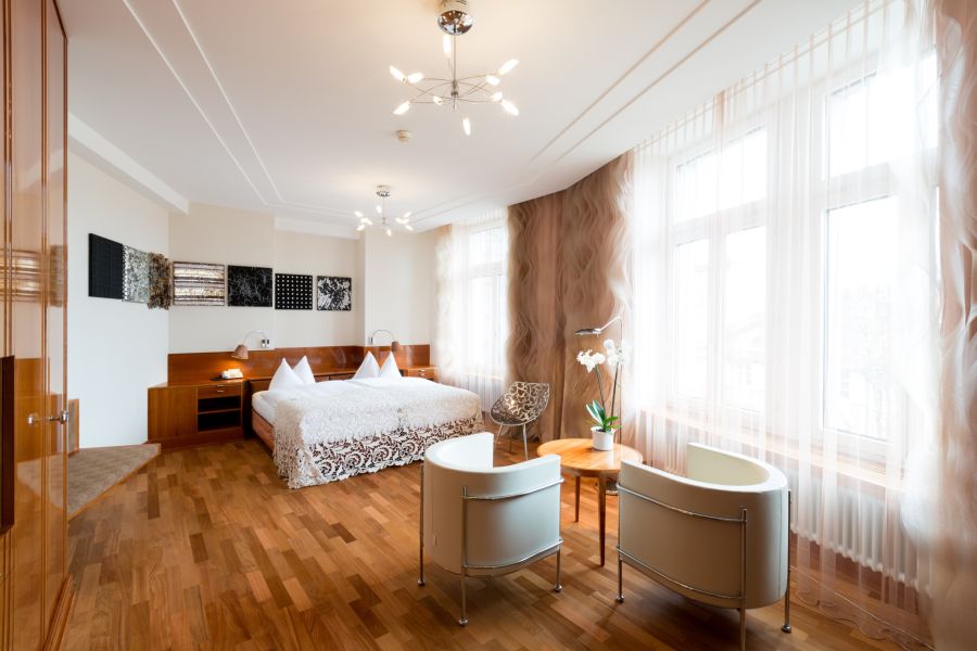 Innenraum Hotel Parkett Eleganz