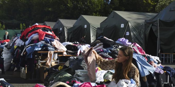 Evakuierung - Russland will Flüchtlinge in die Ukraine bringen