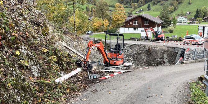 Unfall mit Motorkarren.