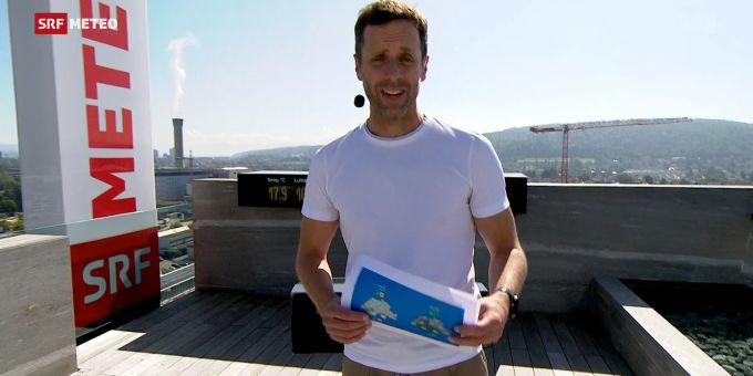 Gaudenz Flury hatte die Wetterprognose ausgedruckt. Meteo