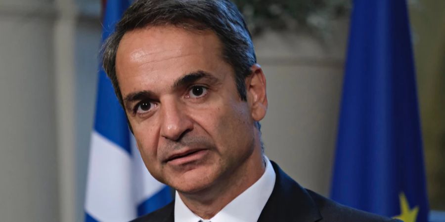 Premierminister Kyriakos Mitsotakis Porträt