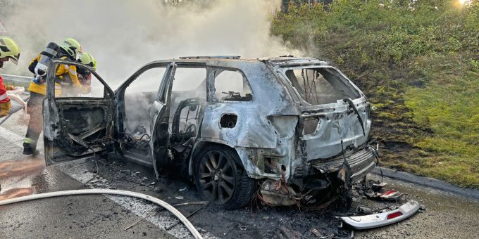 Beim Autobrand wurde niemand verletzt. Autobrand