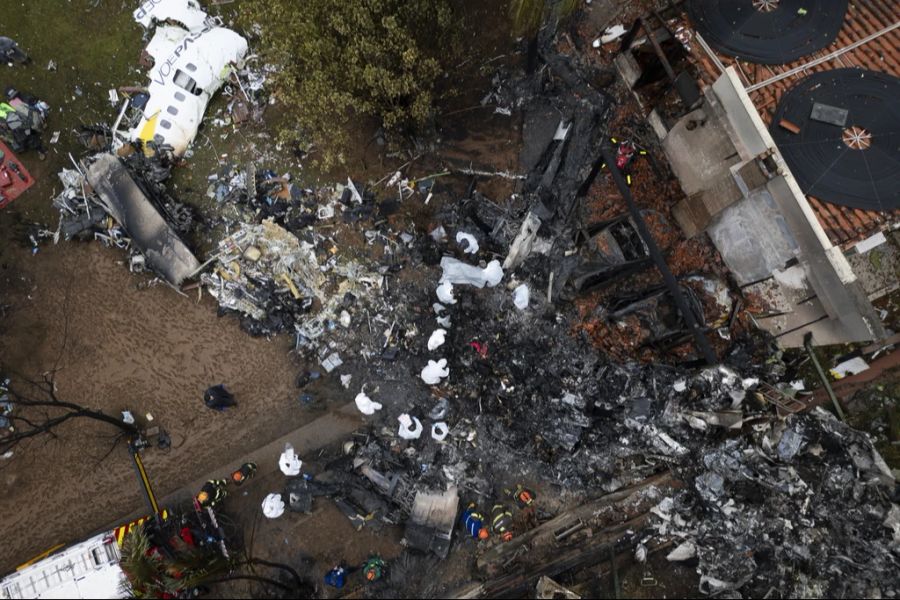 In Brasilien ist am 9. August ein Flugzeug abgestürzt.