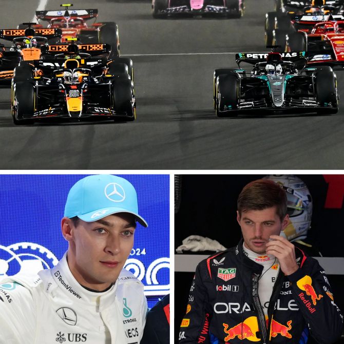 Max Verstappen George Russell