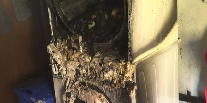 Am Mittwoch, 22. April, hat ein Tumbler in der Waschküche eines Einfamilienhauses an der Aeulistrasse gebrannt.