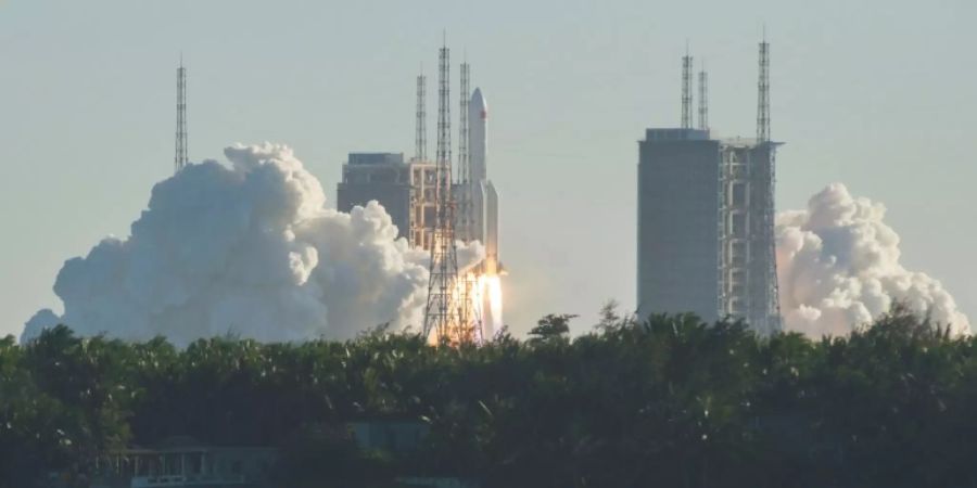 chinesischer Raketenstart am Dienstag