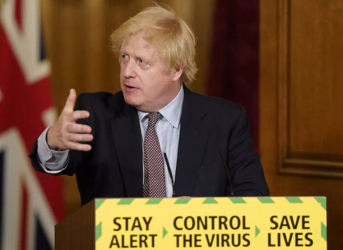Premierminister Boris Johnson will eine Impfgipfel ins Leben rufen. Coronavirus in Britain
