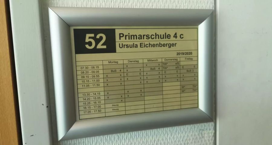 Klassenzimmer Seon