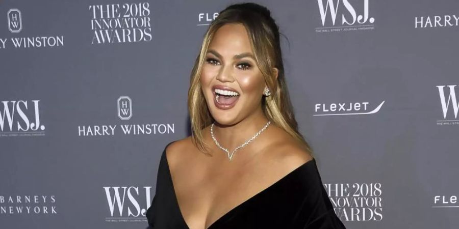 Chrissy Teigen bei den WSJ Magazine 2018 Innovator Awards im Museum of Modern Art. Foto: Evan Agostini/Invision/AP/dpa