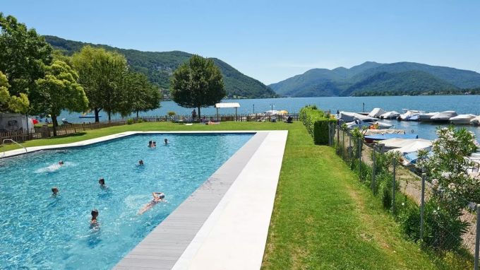 Perfekt für Wasserratten: der TCS Camping Lugano Muzzano Camping Lugano Muzzano