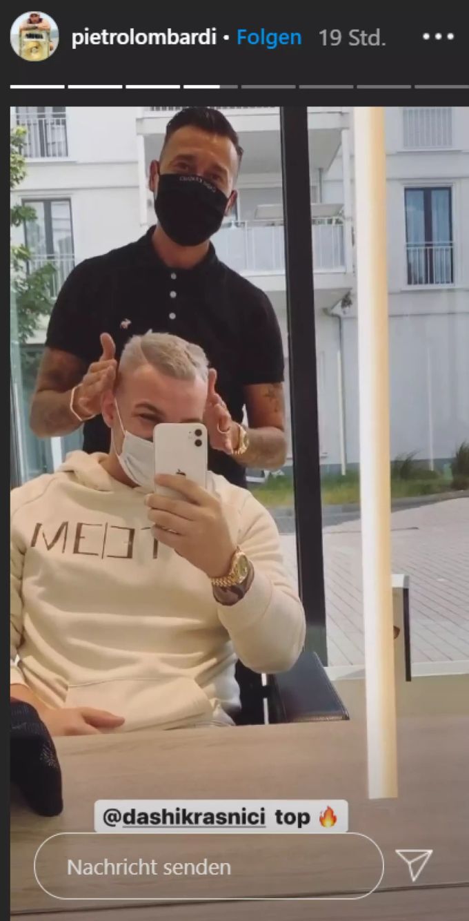 Pietro Lombardi hat jetzt blonde Haare. pietro lombardi