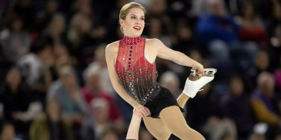 Die Eiskunstläuferin Jekaterina Alexandrowskaja