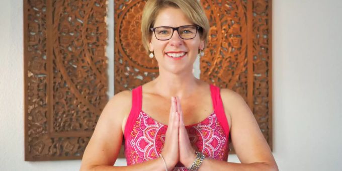 Lucia Rosner Vogel führt mit Yoga Femina seit drei Jahren ihr eigenes Studio im Glattpark. Lucia Rosner Vogel