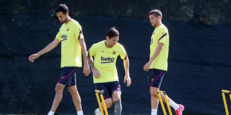 FC Barcelona training session