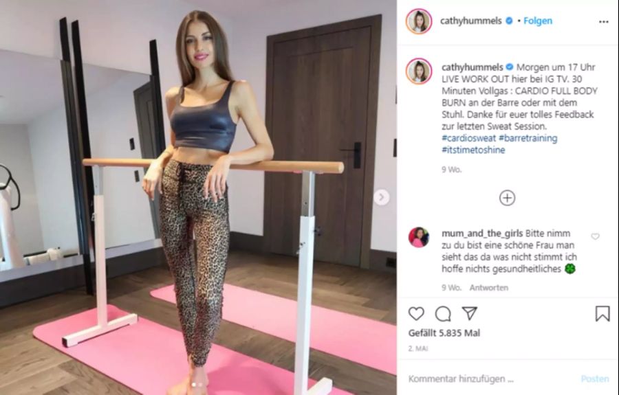 Die Influencerin lässt ihre Fans auf Instagram tagtäglich an ihrem Leben teilhaben.