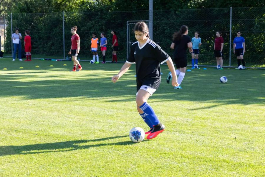 Juniorinnen im Training