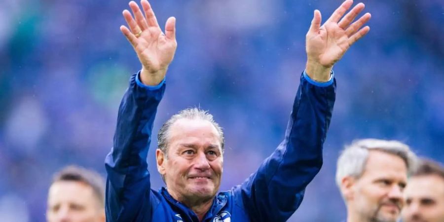 Huub Stevens wird auf Schalke immer noch als Kult-Trainer verehrt. Foto: Rolf Vennenbernd/dpa