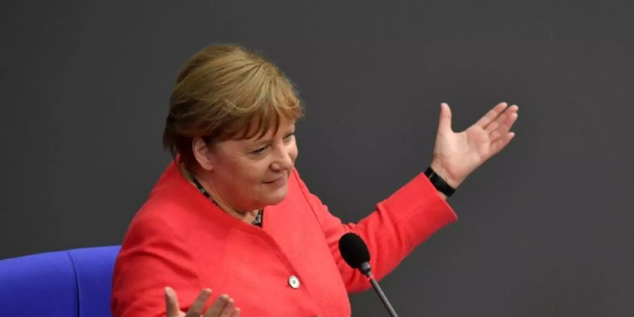 Merkel im Bundestag