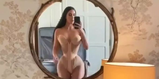 Instagram-Video - Kim Kardashian schockt Follower mit ihrer Taille