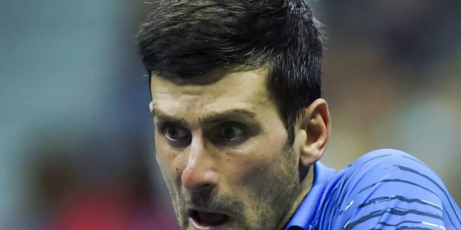In Tokio nach seiner Schulterverletzung wieder im Einsatz: die Weltnummer 1 Novak Djokovic