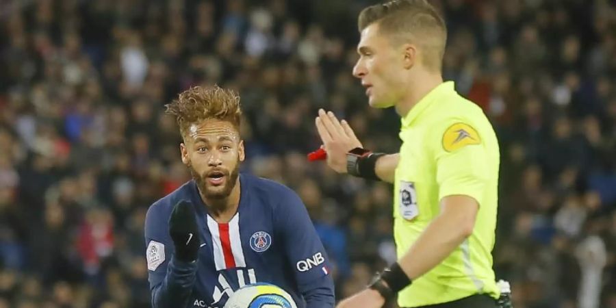 Gab sein Comeback im PSG-Trikot: Neymar. Foto: Michel Euler/AP/dpa