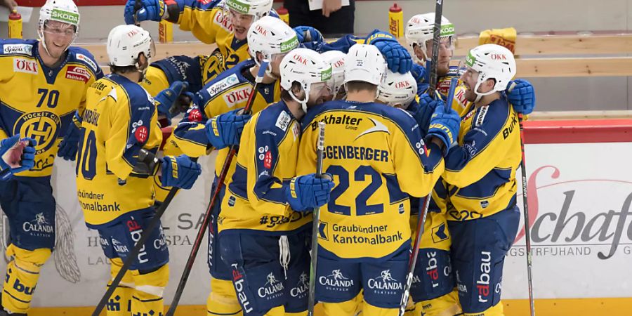 Sechster Sieg in Folge: Der HC Davos jubelt auch in Lausanne und baut seine Siegesserie ab