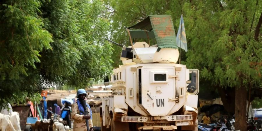 Militärfahrzeug in Mali