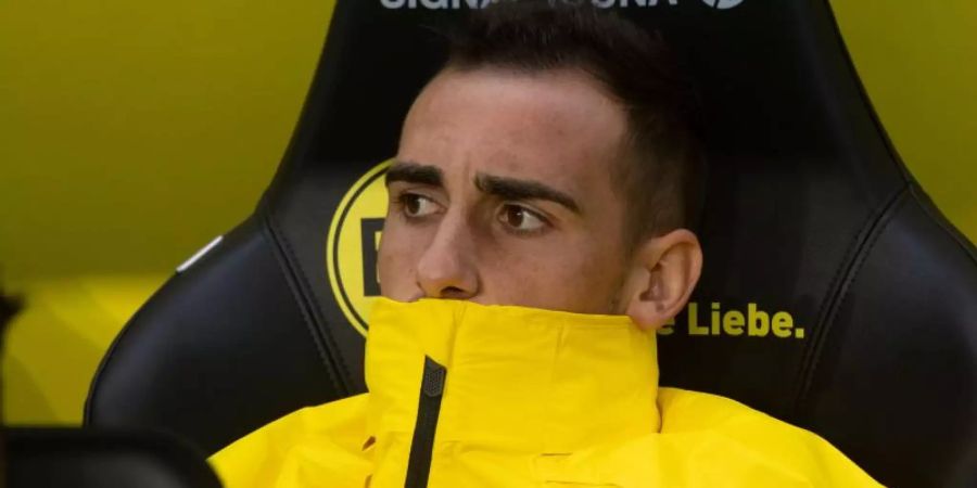 Paco Alcácer wird den Dortmunden im Pokal noch fehlen. Foto: Bernd Thissen/dpa