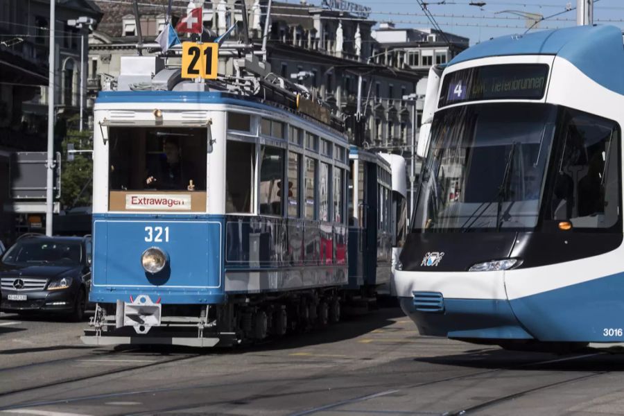 Trams in Zürich
