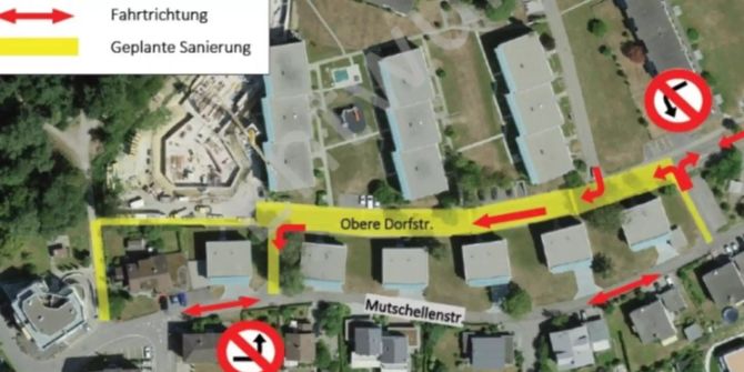 Strassenerneuerung für die Obere Dorfstrasse