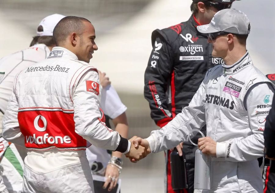 Lewis Hamilton Michael Schumacher