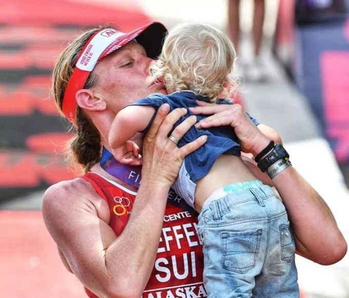 Caroline Steffen hat nach der Geburt ihres Sohnes wieder mit Spitzensport begonnen. Caroline Steffen.