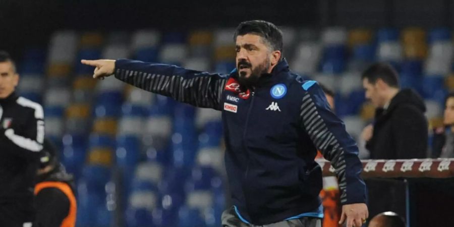 Gennaro Gattuso ist mit einer Heimniederlage als Trainer von Napoli gestartet