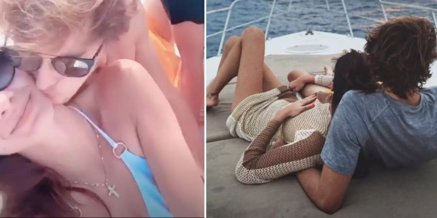 Alexander Zverev und damalige Freundin Brenda Patea im Urlaub in Mexiko.