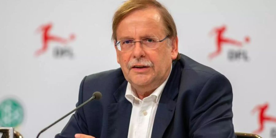 Rainer Koch verzichtet auf eine Kandidatur für den Rat des Fussball-Weltverbandes FIFA. Foto: Andreas Gora/dpa