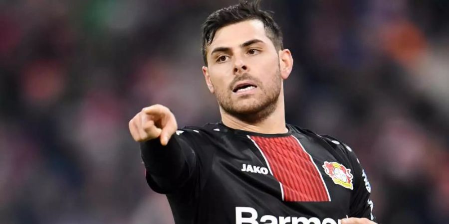 Kevin Volland könnte sich vorstellen, die U21 als einer von drei älteren Akteuren nach Tokio zu begleiten. Foto: Tobias Hase/dpa