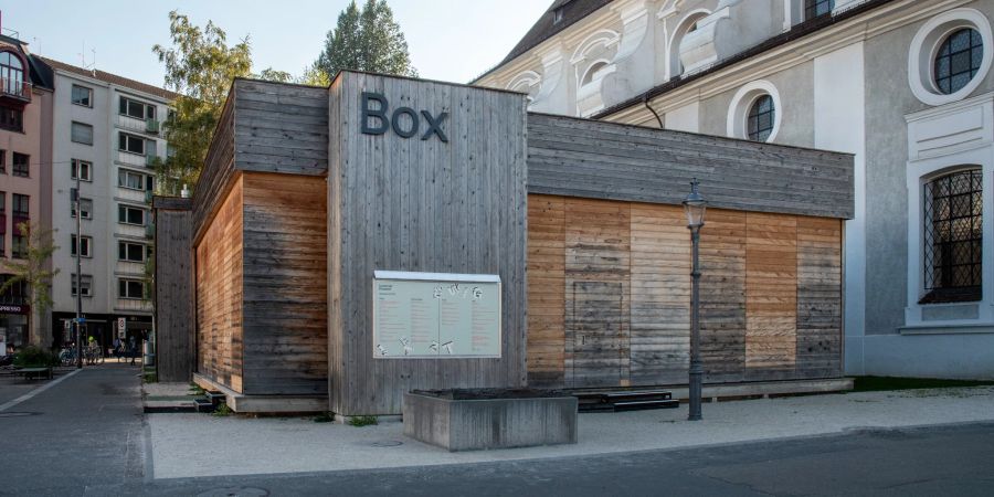 Die Box vom Luzerner Theater in der Stadt Luzern.