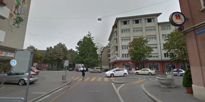Die Auseinandersetzung ereignete sich bei der Kreuzung Sperrstrasse/Klybeckerstrasse. Basel Auseinanderstezung