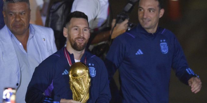 Lionel Messi feiert Weihnachten in seiner Heimat. lionel messi wm 2022