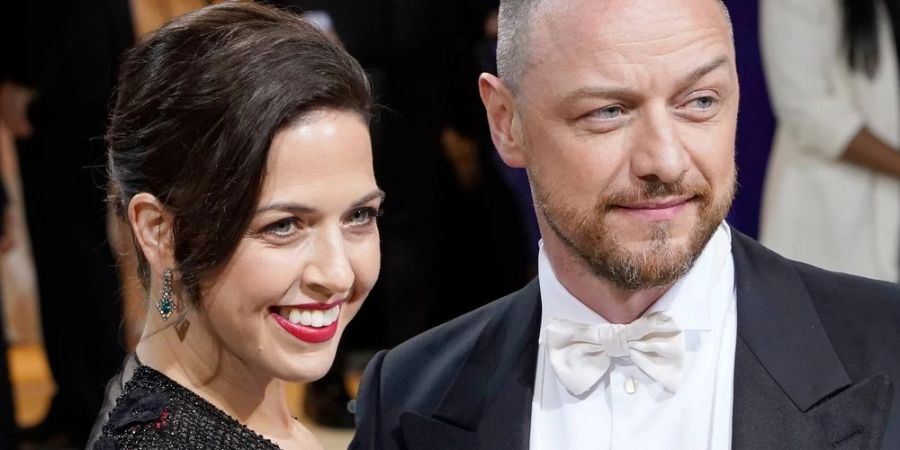 James McAvoy mit seiner Ehefrau Lisa Liberati.