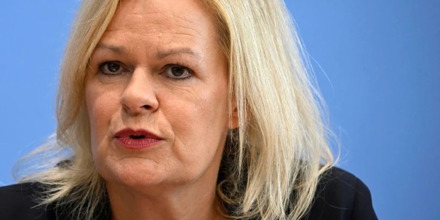 Bundesinnenministerin Nancy Faeser (SPD)