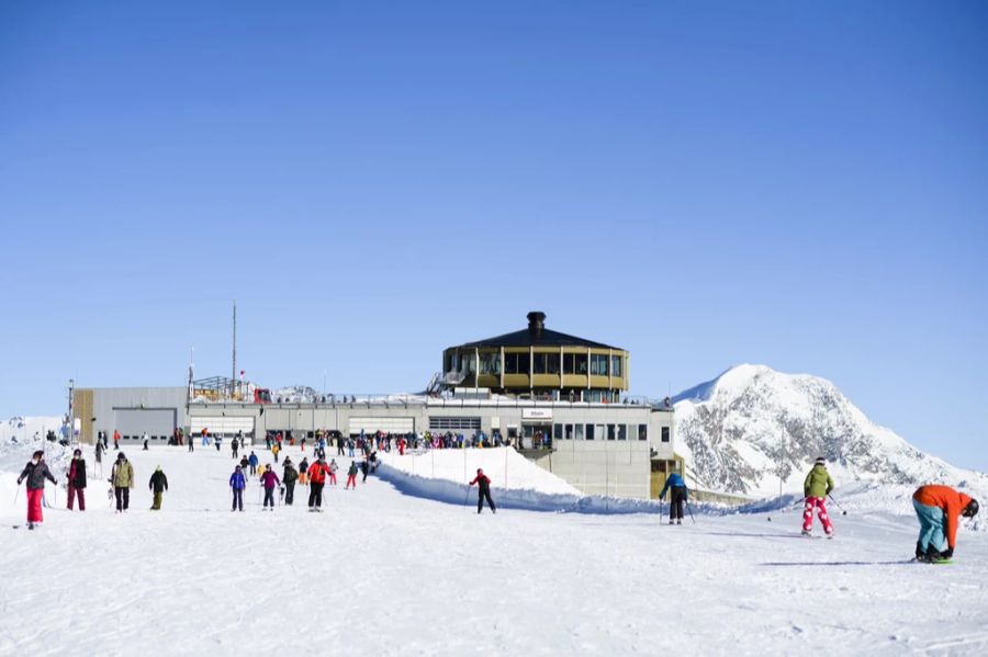 Das Skigebiet Saas-Fee ist ebenfalls hoch gelegen.