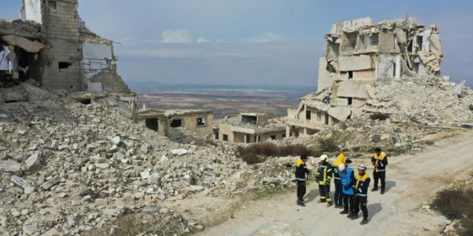 Kriegszerstörungen in Syrien Kriegszerstörungen in Syrien