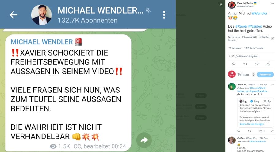 Der Wendler blickt beim Statement von Xavier Naidoo nicht durch.