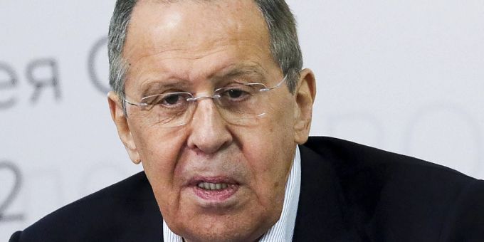HANDOUT - Sergej Lawrow, Aussenminister von Russland, sieht die Zukunft in Eurasien. Foto: Uncredited/Russian Foreign Ministry Press Service/AP/dpa - ACHTUNG: Nur zur redaktionellen Verwendung und nur mit vollständiger Nennung des vorstehenden Credits HANDOUT - Sergej Lawrow, Aussenminister von Russland, sieht die Zukunft in Eurasien. Foto: Uncredited/Russian Foreign Ministry Press Service/AP/dpa - ACHTUNG: Nur zur redaktionellen Verwendung und nur mit vollständiger Nennung des vorstehenden Credits