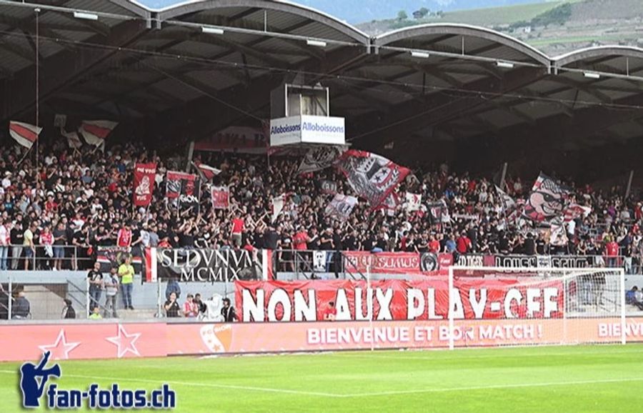 ..genau so wie die Fans des FC Sion.