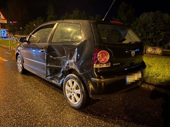 Unfallfahrzeug der 30-Jährigen. Unfallfahrzeug
